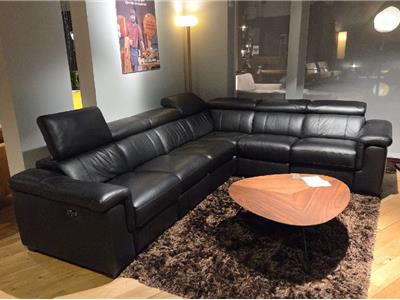 Lederland BREDA Showroommodel Atlantis met 2 electr relax